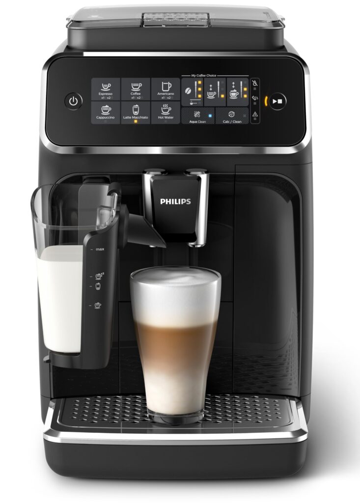 Philips 3200 Series Fully Automatic Espresso Machine with LatteGo EP3241/54 and Built-in Burr Grinder

