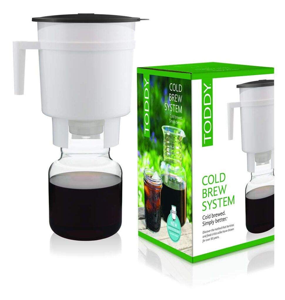 Toddy Cold Brew System with a large brewing capacity, perfect for making cold brew concentrate at home.