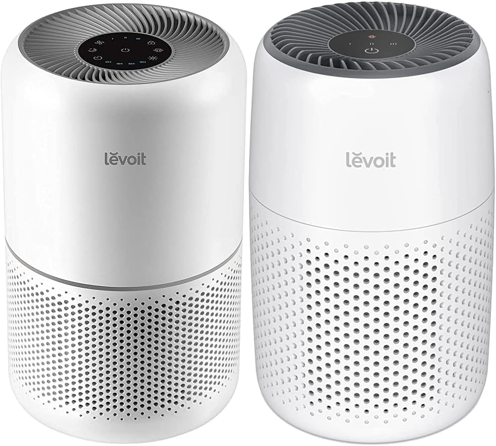 Levoit Core 300 compact air purifier with True HEPA filter for home and bedroom use
